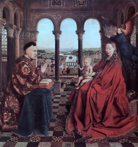 Chancelier Rolin priant devant la Vierge - Jan van Eyck